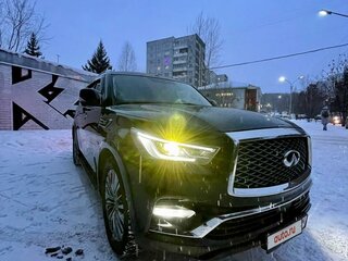 2019 Infiniti QX80 I Рестайлинг 2, чёрный, 5900000 рублей, вид 2