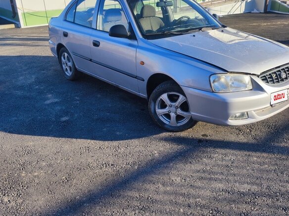 2005 Hyundai Accent ТагАЗ II, серый, 390000 рублей - вид 1