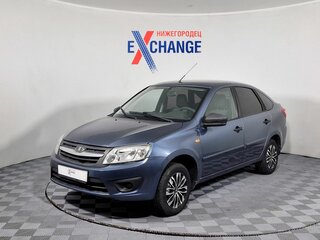 2014 Lada (ВАЗ) Granta I, синий, 399000 рублей, вид 1