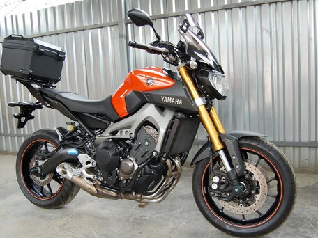 2014 Yamaha MT-09 (FZ-09), оранжевый, 670000 рублей, вид 3