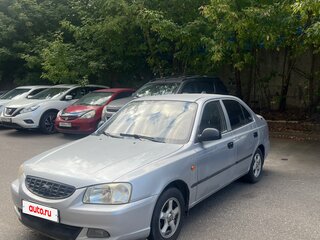 2007 Hyundai Accent ТагАЗ II, серебристый, 395000 рублей, вид 1