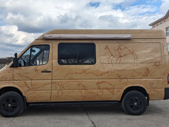 2005 Mercedes-Benz Sprinter, жёлтый, 3300000 рублей - вид 3