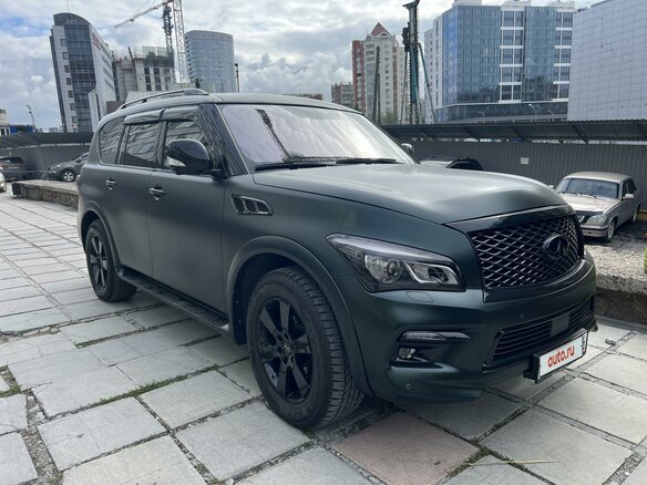 2017 Infiniti QX80 I Рестайлинг, чёрный, 3700000 рублей