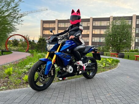 2018 BMW G 310 R, синий, 490000 рублей, вид 5