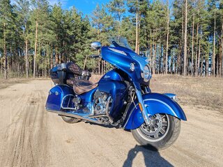 2018 Indian Roadmaster, синий, 1290000 рублей, вид 1