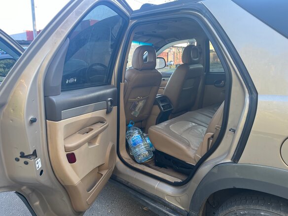 2002 Buick Rendezvous, золотистый, 250000 рублей - вид 8