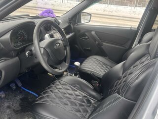 2015 Lada (ВАЗ) Granta I, серебристый, 620000 рублей, вид 4