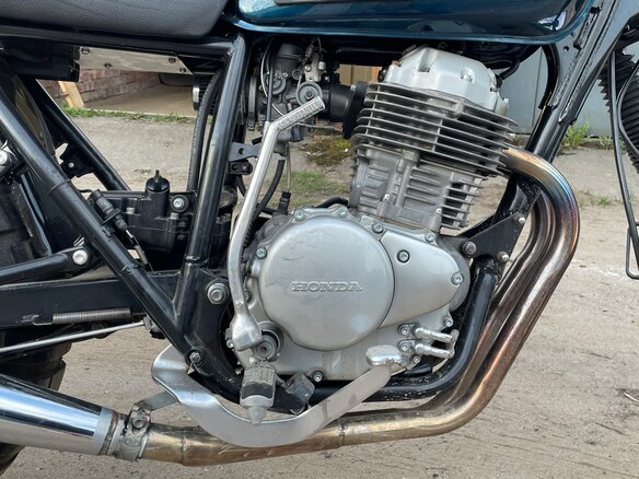 2001 Honda CB 400SS, синий - вид 9