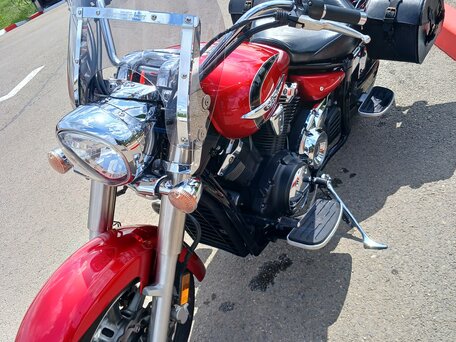 2013 Yamaha XVS1300, пурпурный, 999999 рублей, вид 1