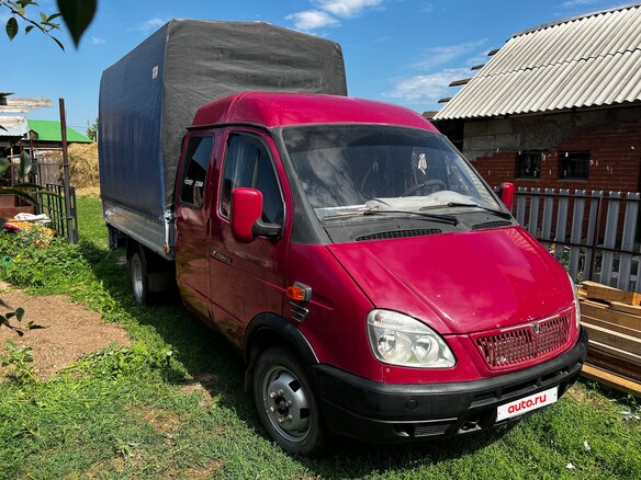 2006 ГАЗ ГАЗель (33023/330273) Фермер, красный, 870000 рублей