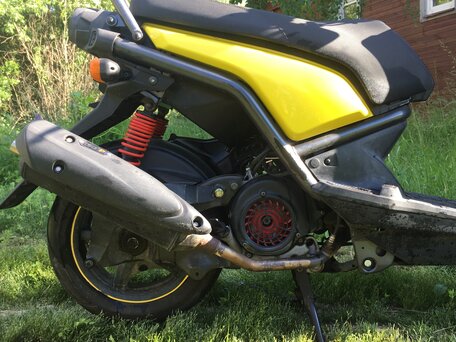 2009 Yamaha BWs, жёлтый, 165000 рублей, вид 4