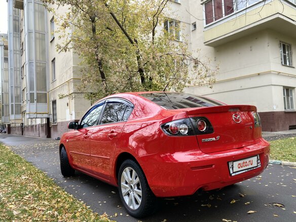 2007 Mazda 3 I (BK) Рестайлинг, красный - вид 7