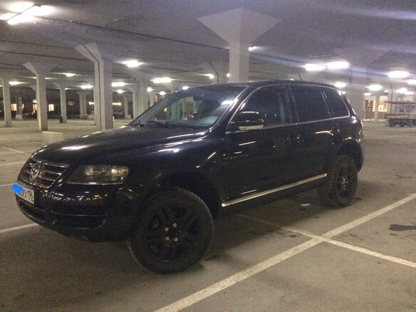 2006 Volkswagen Touareg I, чёрный - вид 11