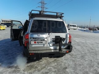 2007 Nissan Patrol V (Y61) Рестайлинг, серебристый, 2700000 рублей, вид 4