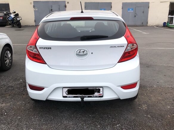 2012 Hyundai Solaris I, белый, 980000 рублей - вид 6