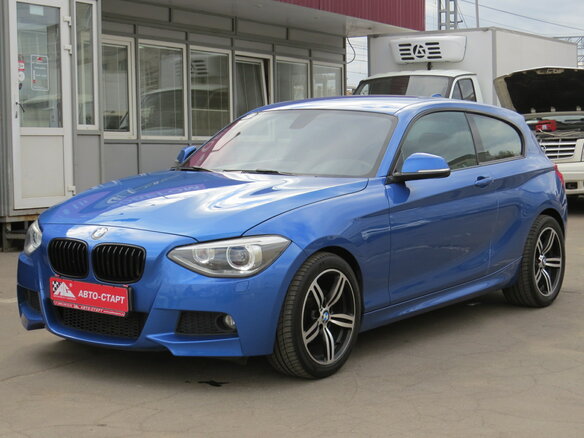 2012 BMW 1 серии 118i II (F20/F21), синий