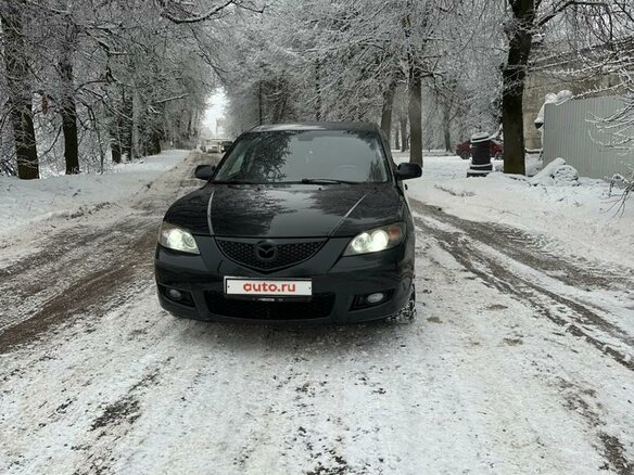 2006 Mazda 3 I (BK) Рестайлинг, чёрный, 520000 рублей