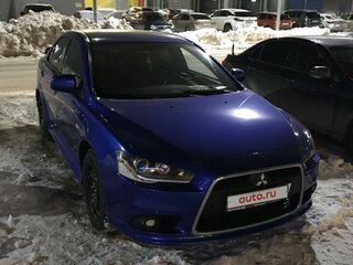 2011 Mitsubishi Lancer X Рестайлинг, синий, 796000 рублей, вид 2
