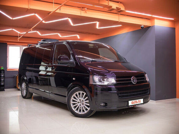 2014 Volkswagen Caravelle Long T5 Рестайлинг, чёрный - вид 11