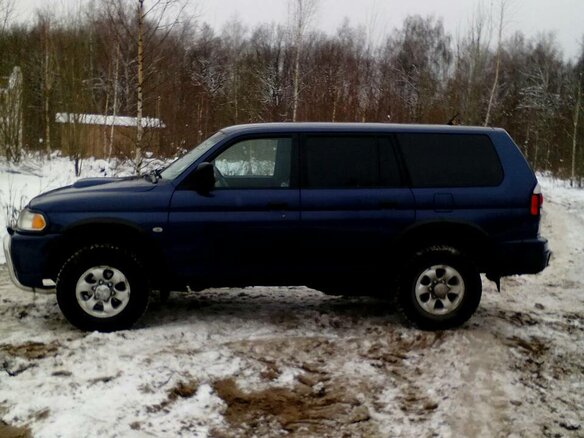 2005 Mitsubishi Pajero Sport I Рестайлинг, синий - вид 9