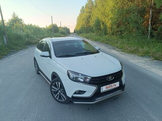2018 Lada (ВАЗ) Vesta SW I, белый, 1100000 рублей, вид 2