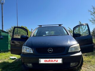 2001 Opel Zafira A, синий, 350000 рублей, вид 4