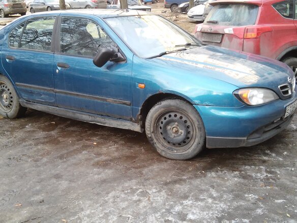 2001 Nissan Primera, синий - вид 1