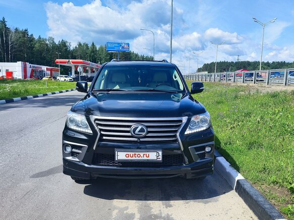 2013 Lexus LX 570 III Рестайлинг, чёрный, 4450000 рублей