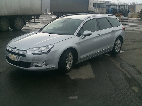 2012 Citroen C5 II, серебристый - вид 4