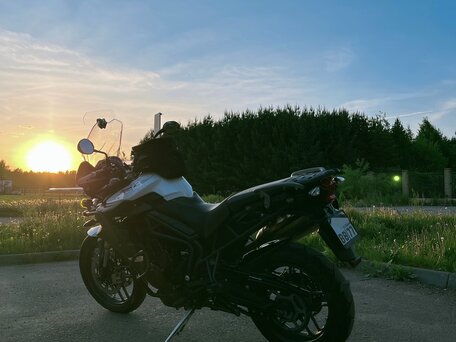 2012 Triumph Tiger 800, белый, 569000 рублей, вид 5