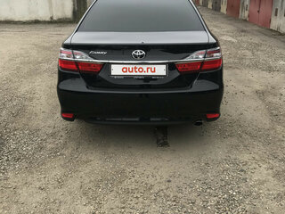 2017 Toyota Camry VII (XV50) Рестайлинг 2, чёрный, 2500000 рублей, вид 3