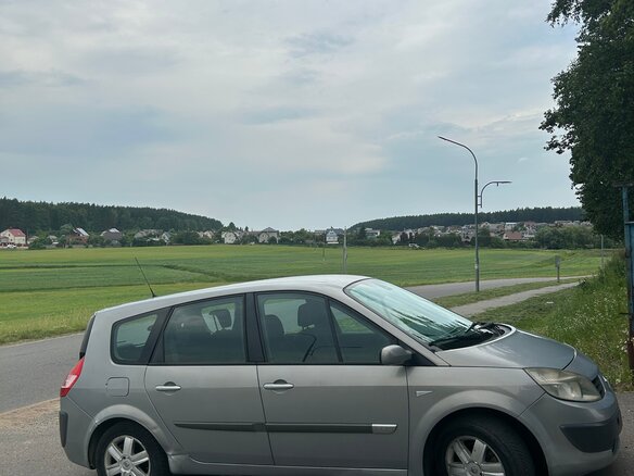 2004 Renault Scenic II, серебристый, 355000 рублей - вид 1
