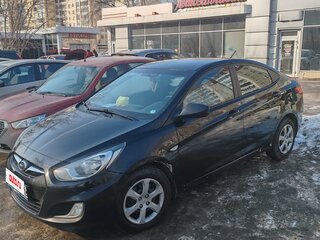 2011 Hyundai Solaris I, чёрный, 815000 рублей, вид 1