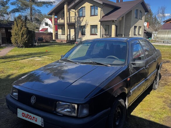 1992 Volkswagen Passat B3, чёрный, 110000 рублей