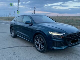 2021 Audi Q8 45 TDI I (4M), синий, 8500000 рублей, вид 2