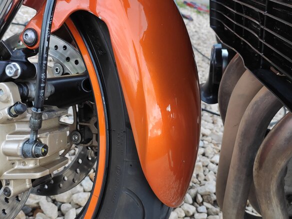 2006 Honda CB 600F Hornet, оранжевый - вид 12