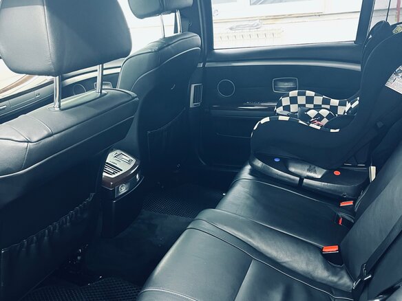 2008 BMW 7 серии 740i IV (E65/E66) Рестайлинг, чёрный, 850000 рублей - вид 7