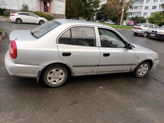 2007 Hyundai Accent ТагАЗ II, серебристый, 320000 рублей, вид 2