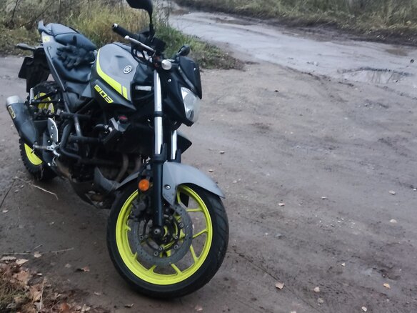2018 Yamaha MT-03, серый, 290000 рублей