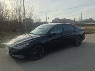 2021 Hyundai Elantra VII (CN7), чёрный, 2200000 рублей, вид 3