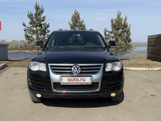 2008 Volkswagen Touareg I Рестайлинг, чёрный, 1750000 рублей, вид 2