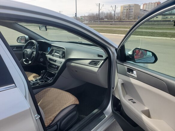 2015 Hyundai Sonata VII (LF), серый, 1300000 рублей - вид 6