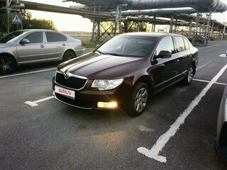 2012 Skoda Superb II, пурпурный, 980000 рублей, вид 1