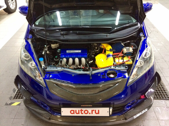 2010 Honda Fit II, синий - вид 19