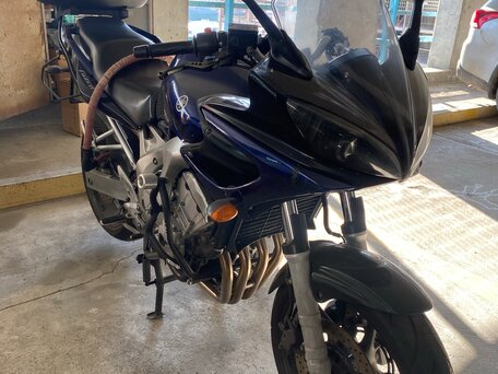 2004 Yamaha FZ6, синий, 400000 рублей, вид 4
