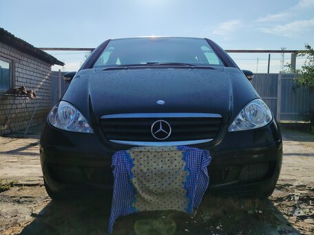 2007 Mercedes-Benz A-Класс 150 II (W169), чёрный, 410000 рублей, вид 2