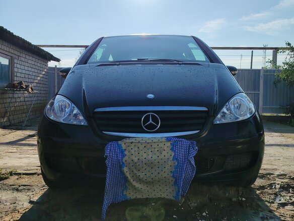 2007 Mercedes-Benz A-Класс 150 II (W169), чёрный, 410000 рублей - вид 1
