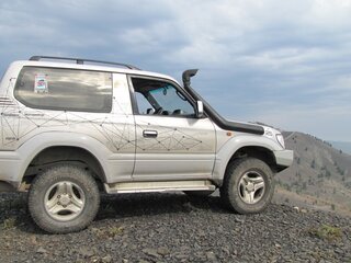 1998 Toyota Land Cruiser Prado 90 Series, серый, 1550000 рублей, вид 4