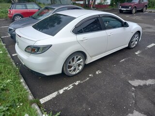 2008 Mazda 6 II (GH), белый, 800000 рублей, вид 4