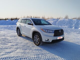 2014 Toyota Highlander III (XU50), белый, 3655000 рублей, вид 4
